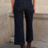 PANTALON ORNELLA CULOTTE EN DENIM AZUL OSCURO - Imagen 4