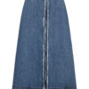 FALDA MIDI NUSANDIE DE TEJIDO DENIM AZUL MEDIO de NÜMPH - Imagen 4