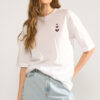 CAMISETA OVERSIZE NUANYKA BLANCA CON PRINT de NÜMPH - Imagen 2