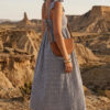 VESTIDO MIDI ARITZA CON ESTAMPADO DE CUADROS - Imagen 2