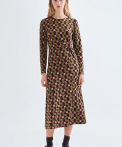 Alternative view of VESTIDO MIDI CON ESTAMPADO ABERDEEN de COMPAÑÍA FANTÁSTICA