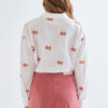 CAMISA DE ALGODÓN CON BORDADO DE ZORRITOS de COMPAÑÍA FANTÁSTICA - Imagen 2