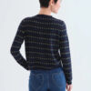 CARDIGAN AZUL MARINO CON FLORES BORDADAS de COMPAÑÍA FANTÁSTICA - Imagen 3