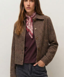 CHAQUETA DE CUADROS MARRÓN de SYSTEMACTION