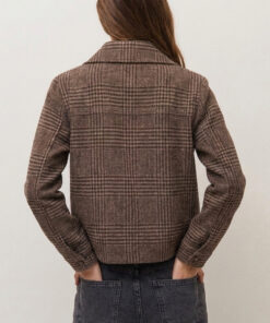 Alternative view of CHAQUETA DE CUADROS MARRÓN de SYSTEMACTION