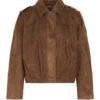 CHAQUETA OVERSIZE EFECTO ANTE DE COLOR MARRÓN de KAFFE CLOTHING - Imagen 5