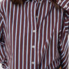 CAMISA OVERSIZE DE COLOR MARRÓN CON RAYAS de KAFFE CLOTHING - Imagen 4