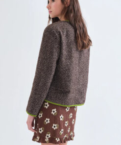 Alternative view of CHAQUETA TWEED MARRÓN CON DETALLES EN VERDE de COMPAÑÍA FANTÁSTICA