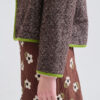 CHAQUETA TWEED MARRÓN CON DETALLES EN VERDE de COMPAÑÍA FANTÁSTICA - Imagen 3