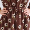 VESTIDO CORTO CON ESTAMPADO SANTINI DE FLORES de COMPAÑÍA FANTÁSTICA - Imagen 3