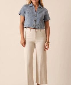 PANTALON FIONA CULOTTE EN COLOR TAUPE