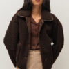 CHAQUETA REVERSIBLE MARRÓN CHOCOLATE de SYSTEMACTION - Imagen 2