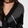 CARDIGAN KAGRITH DE ROMBOS CON LANA Y ALPACA de KAFFE CLOTHING - Imagen 3