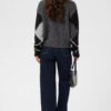 CARDIGAN KAGRITH DE ROMBOS CON LANA Y ALPACA de KAFFE CLOTHING - Imagen 2