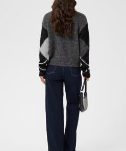 Alternative view of CARDIGAN KAGRITH DE ROMBOS CON LANA Y ALPACA de KAFFE CLOTHING
