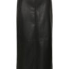 FALDA LARGA KAARENSE EN COLOR NEGRO EFECTO PIEL de KAFFE CLOTHING - Imagen 6