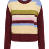 JERSEY NURIETE DE RAYAS PIXEL MULTICOLOR CON ALPACA Y LANA de NÜMPH - Imagen 4