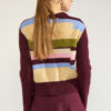 JERSEY NURIETE DE RAYAS PIXEL MULTICOLOR CON ALPACA Y LANA de NÜMPH - Imagen 2