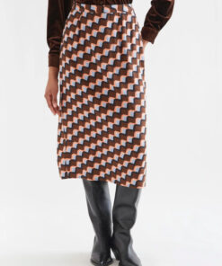 FALDA MIDI CON ESTAMPADO SCALA de COMPAÑÍA FANTÁSTICA